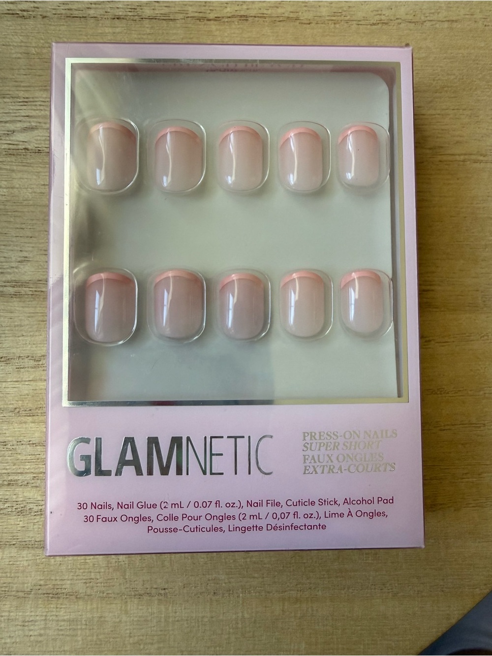 GLAMnetic Pink Ombre Press-On Nails - Soft Pink 30-Pack